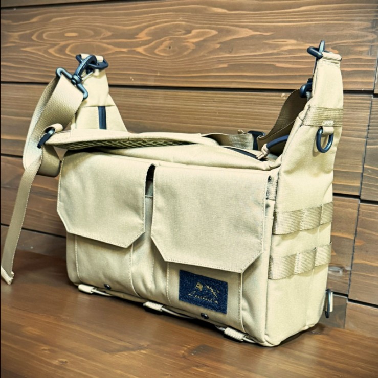 Сумка Linha MSB-71 Square shoulde "THE INVADER" (Gray) арт: LN-MSB71-GR