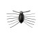 Силиконовая приманка Jackall Need Bug 28мм - mohawk / super black