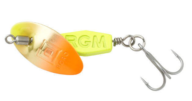 Вращающаяся блесна Rooster Gear Market RORO 3гр - tropical orange
