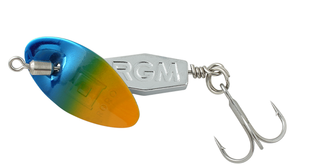 Вращающаяся блесна Rooster Gear Market RORO 3гр - blue-orange