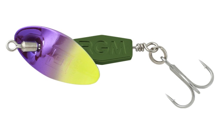 Вращающаяся блесна Rooster Gear Market RORO 3гр - yellow-purple