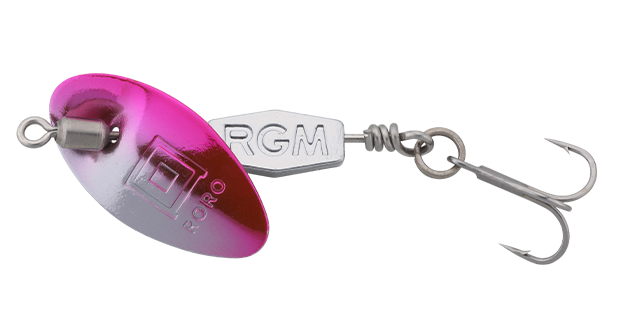 Вращающаяся блесна Rooster Gear Market RORO 3гр - pink silver