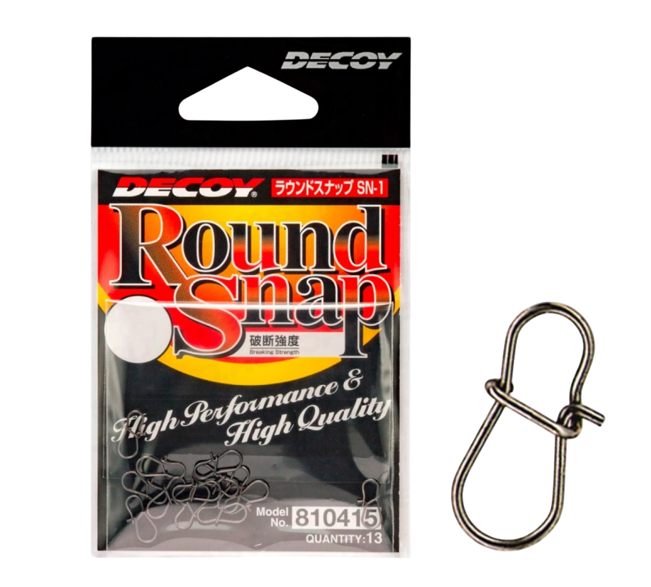 Застежка Decoy Round Snap SN-1 #0 - 9,1кг