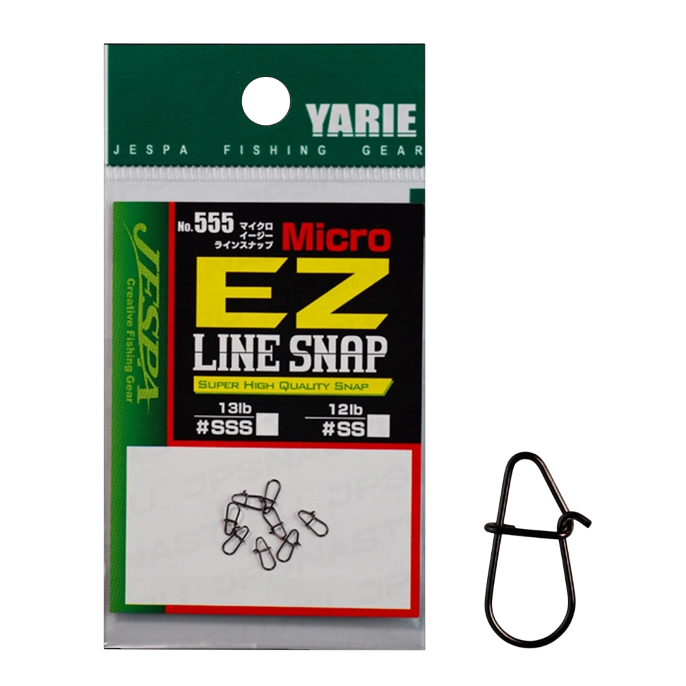 Застежка Yarie №555 Micro EZ Line Snap 8pcs #SS - 5,4кг