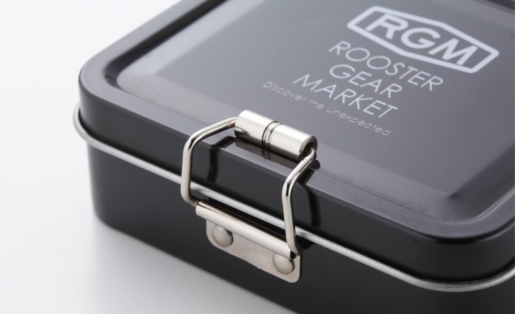 Коробка Rooster Gear Market TIN Case 98*85*30 - Black