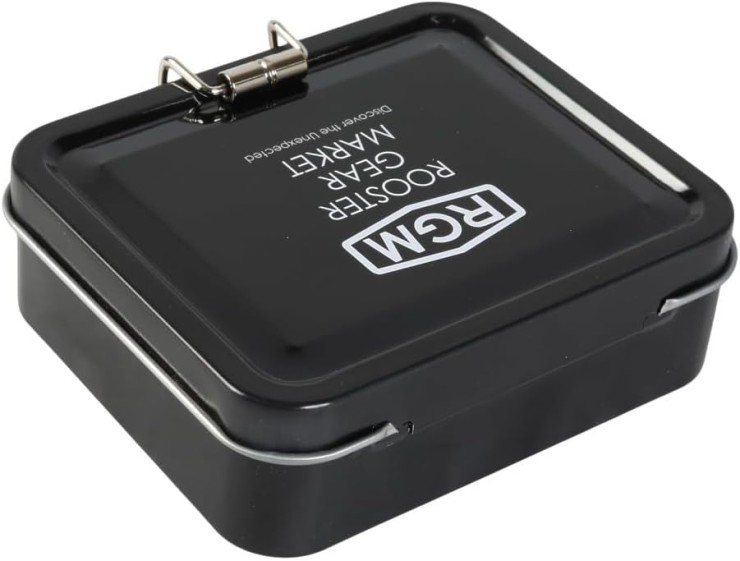 Коробка Rooster Gear Market TIN Case 98*85*30 - Black