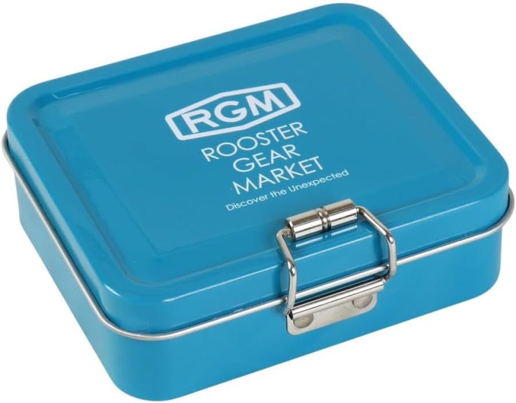 Коробка Rooster Gear Market TIN Case 98*85*30 - ocean
