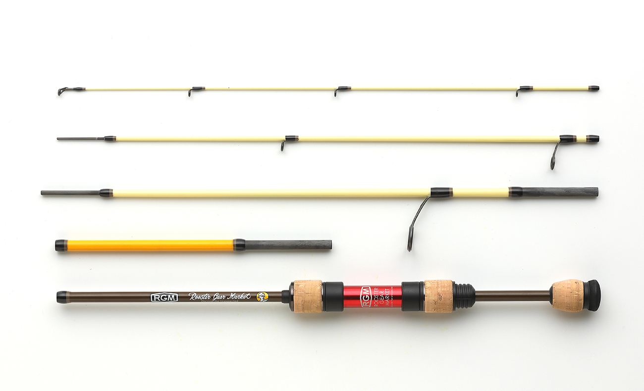 Спиннинг Rooster Gear Market SPEC. 5 58-62S - 188см - тест от 0,1 до 9гр - red black
