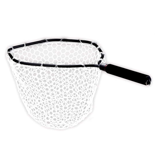 Подсачек Rooster Gear Market Landing Net Rubber 67см - черный / красный
