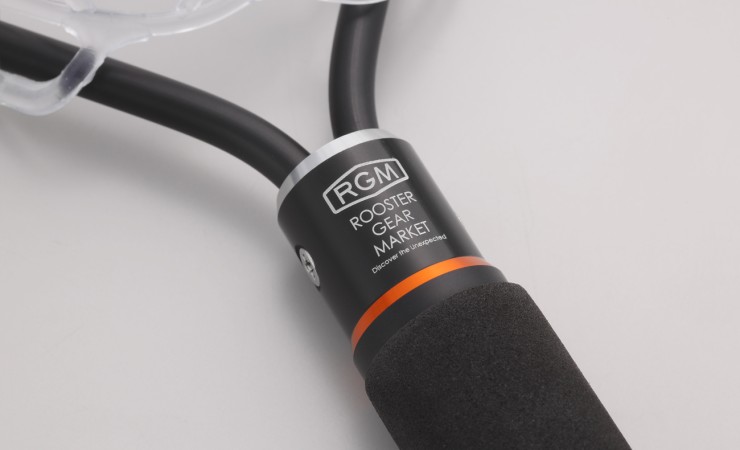 Подсачек Rooster Gear Market Landing Net Rubber 360см - черный / оранжевый