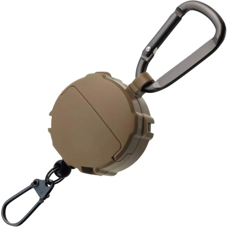 Ретривер Daiichiseiko Carabiner Reel + Micro Case (коричневый) арт: 4995915321509