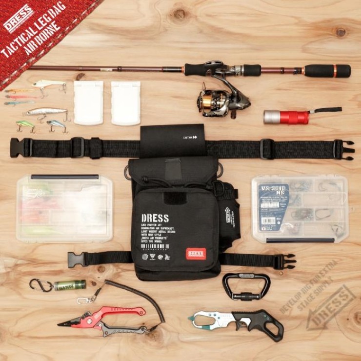 Сумка Dress Tactical Leg Bag AIRBORNE Fishing (Grey) арт: DR-TACLEG-GR