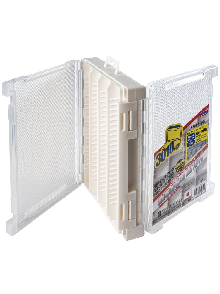 Коробка Meiho Rungun Case 3010W 205*145*40 - белый / прозрачный