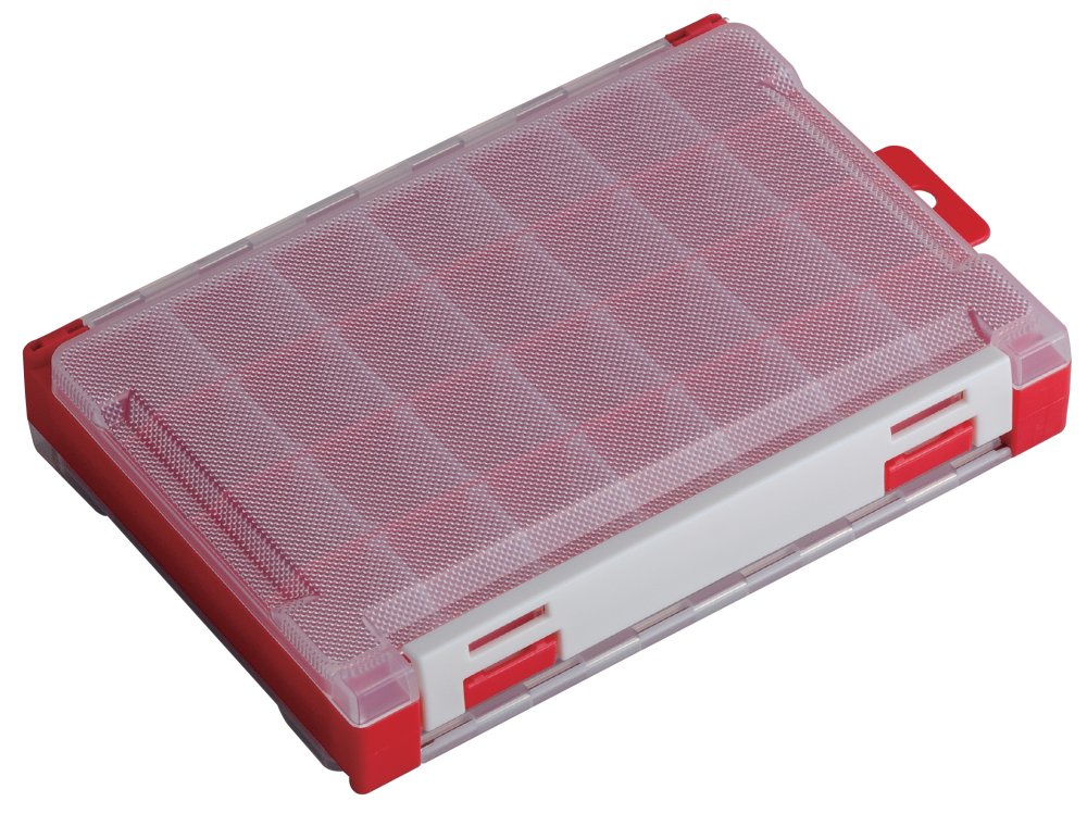 Коробка Meiho Rungun Case 3010W-1 205*145*40 - красный / прозрачный