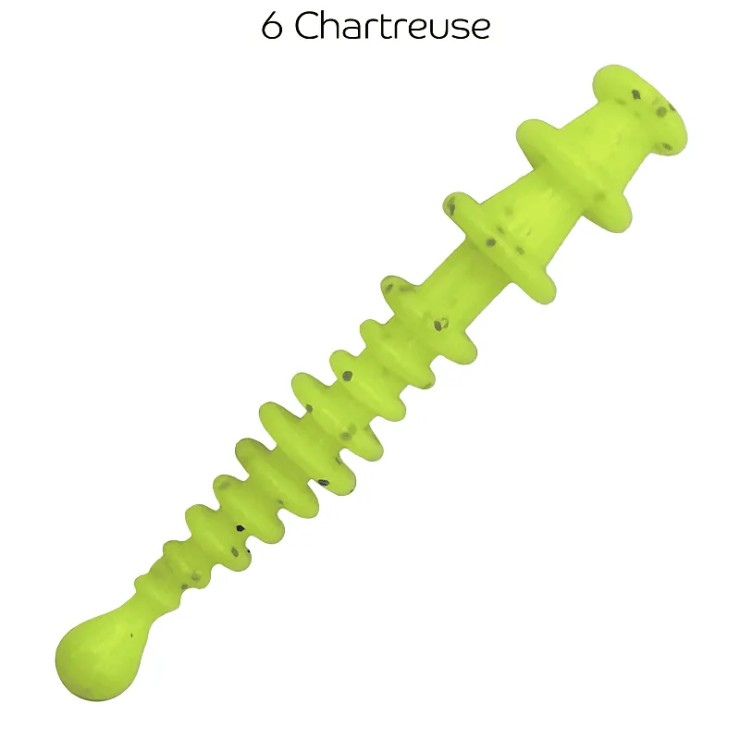 Силиконовая приманка CF Double bait 1,2in - 3мм - 6 chartreuse