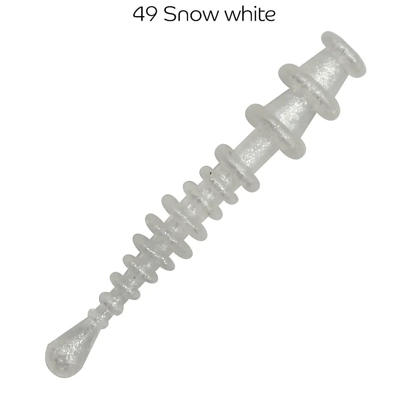 Силиконовая приманка CF Double bait 1,2in - 3мм - 49 snow white