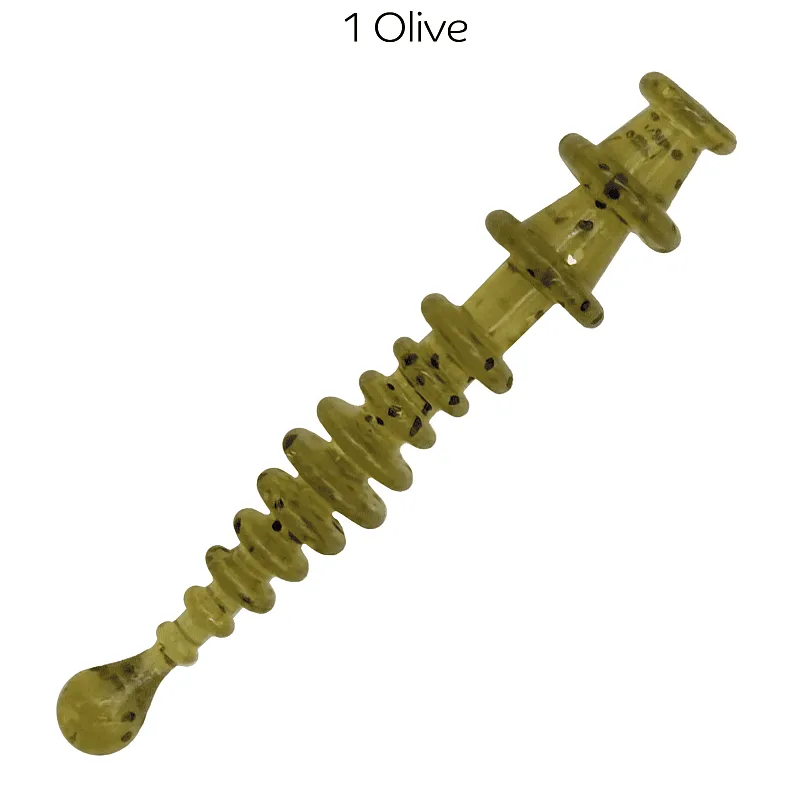 Силиконовая приманка CF Double bait 1,2in - 3мм - 1 olive