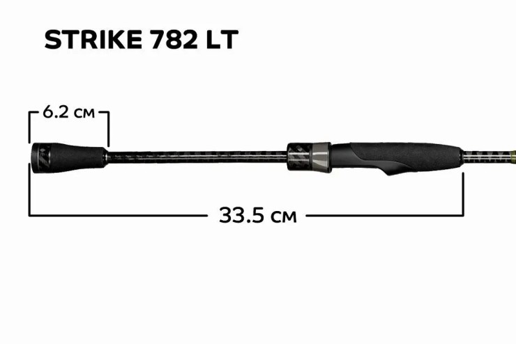 Спиннинг CF Strike 782 LT - 238см - тест от 2 до 10гр