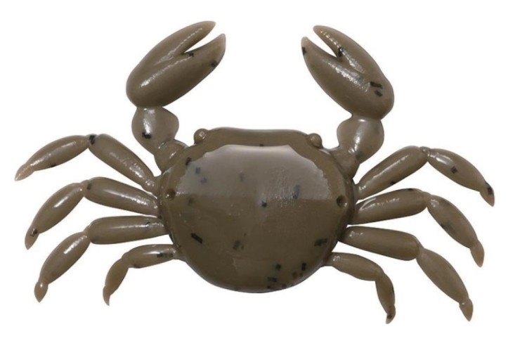 Силиконовая приманка Marukyu Power Crab коричневый 0,6in - 15мм - коричневый