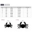 Силиконовая приманка Marukyu Power Crab коричневый 0,6in - 15мм - коричневый