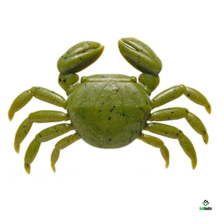 Силиконовая приманка Marukyu Power Crab 0,6in - 15мм - зеленый