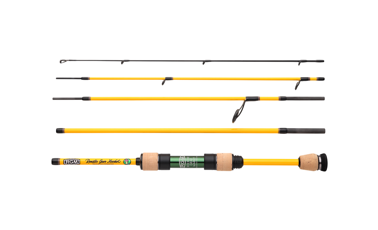 Спиннинг Rooster Gear Market SPEC. 5 CHUB 55 - 166см - тест от 1 до 4гр - Bright Yellow