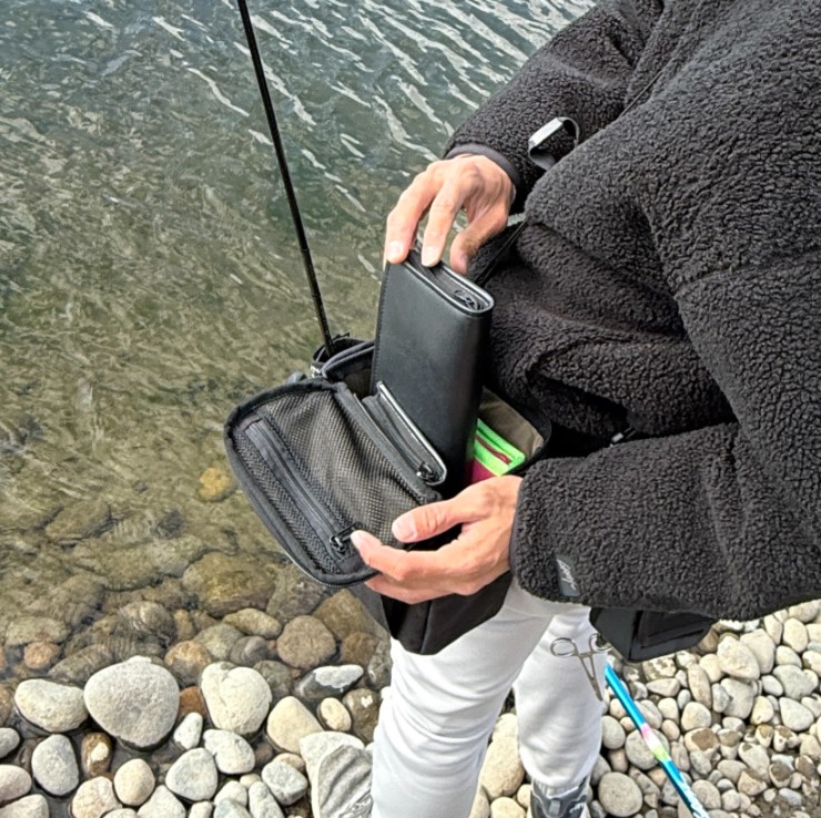 Сумка Linha MSB-68 SQUARE POUCH Black Black, One Size