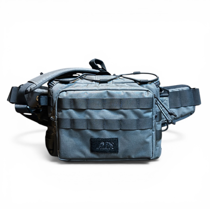 Сумка Linha MSB-78 2WAY WAISTBAG 'GROUPER' Gray, One Size