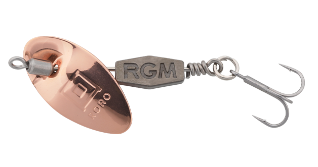 Вращающаяся блесна Rooster Gear Market RORO 3гр - copper black
