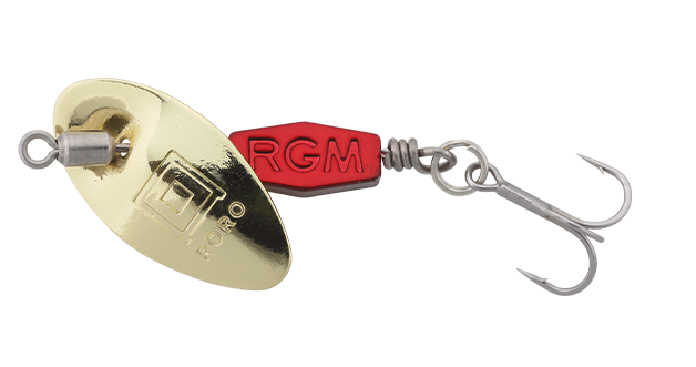 Вращающаяся блесна Rooster Gear Market RORO 3гр - gold red