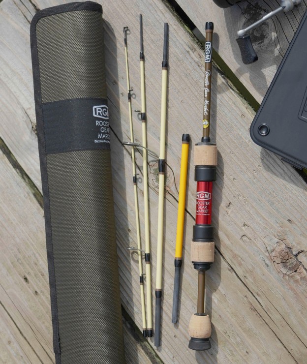 Спиннинг Rooster Gear Market SPEC. 5 50-56S - 168см - тест от 0,1 до 7гр - red black