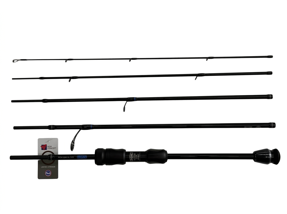 Спиннинг Rooster Gear Market SPEC. 6 510 - 178см - тест от 1,5 до 4гр - черный
