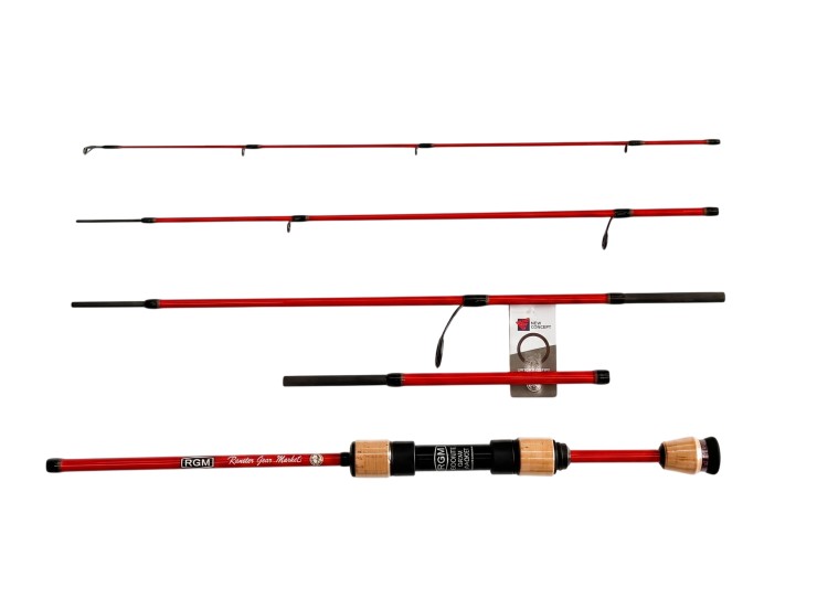 Спиннинг Rooster Gear Market SPEC. 5 50-56S - 168см - тест от 0,1 до 7гр - red black