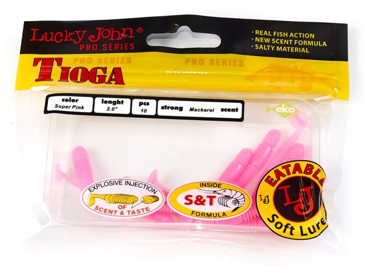 Силиконовая приманка Lucky John Pro Series Tioga 2in - 50мм - F05