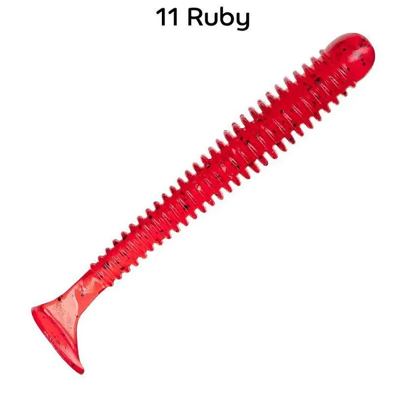 Силиконовая приманка CF Vibro worm 2in - 50мм - 11 ruby