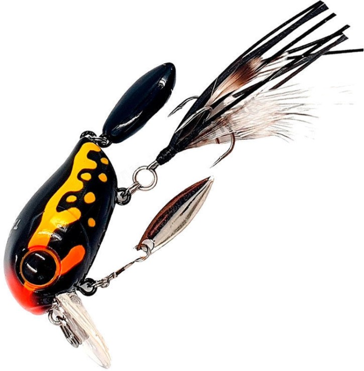 Воблер Jackall Micro Tappy 54F - SSR - 54мм - 4,8гр - Makkuro Dokugaeru