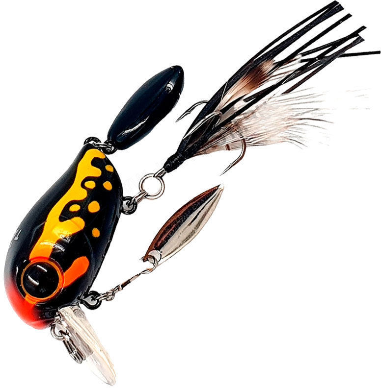 Воблер Jackall Micro Tappy 54F - SSR - 54мм - 4,8гр - Makkuro Dokugaeru