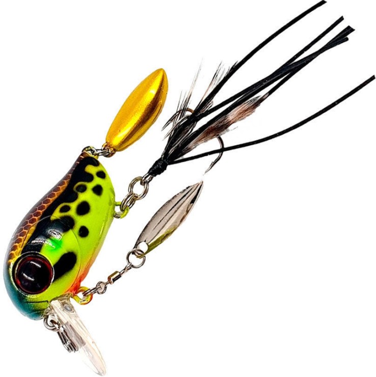 Воблер Jackall Micro Tappy 54F - SSR - 54мм - 4,8гр - Doku Gaeru