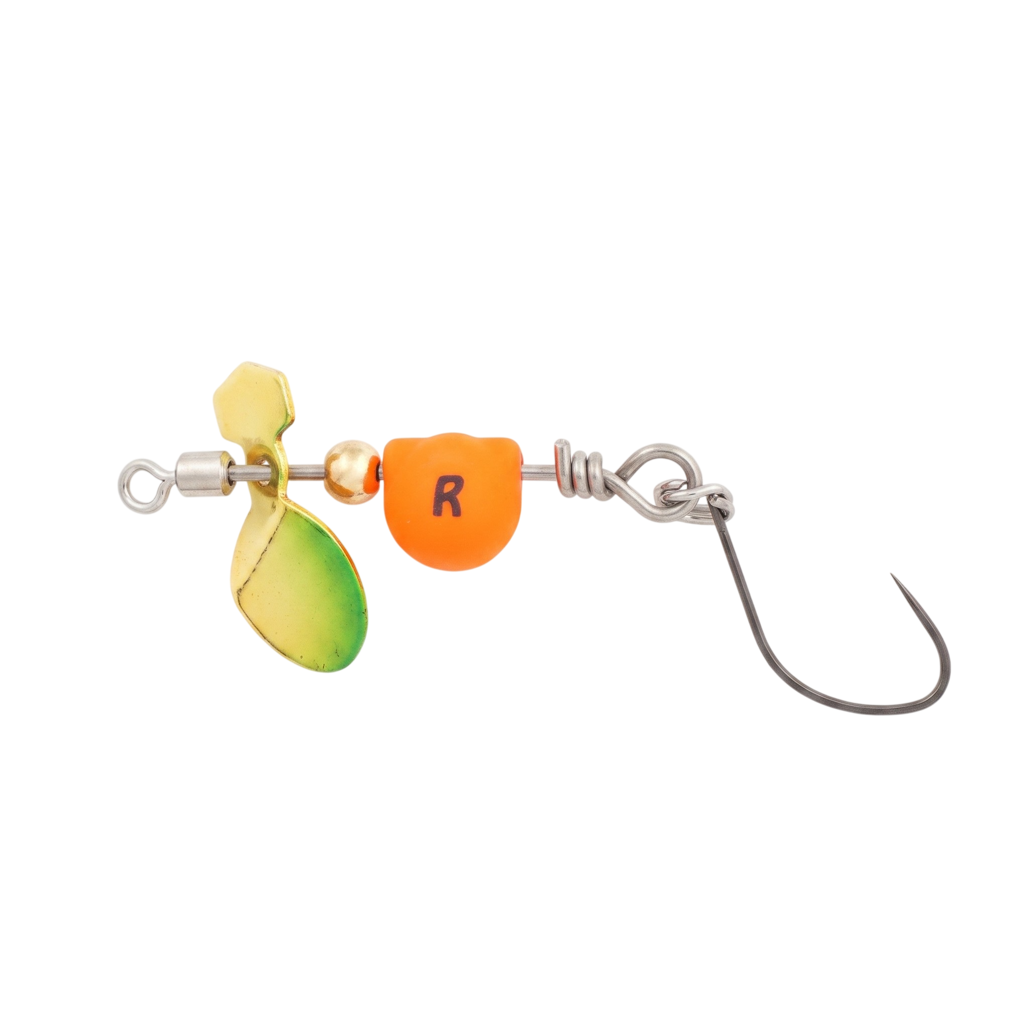 Вращающаяся блесна Rooster Gear Market Chub RORO 1,4гр - Green Orange