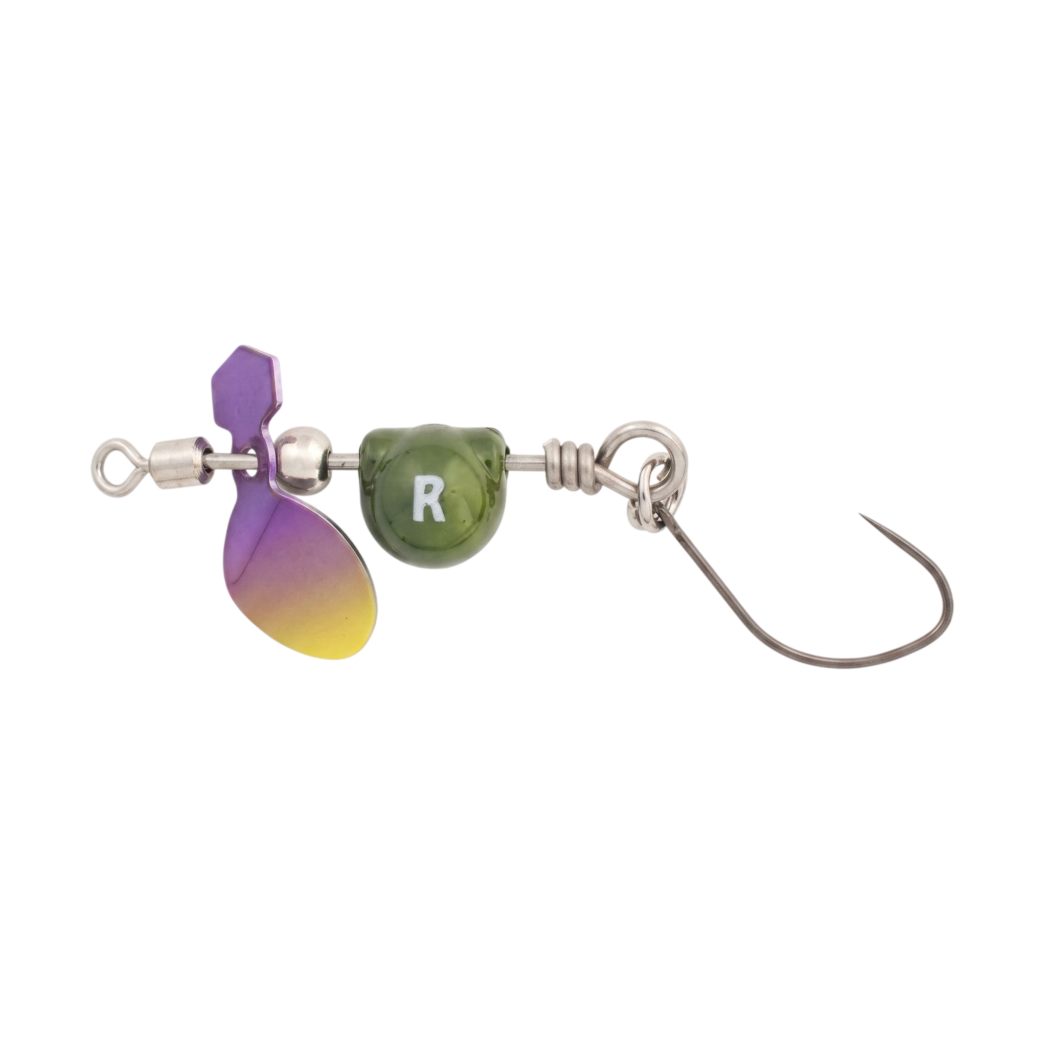 Вращающаяся блесна Rooster Gear Market Chub RORO 2,3гр - Yellow Purple