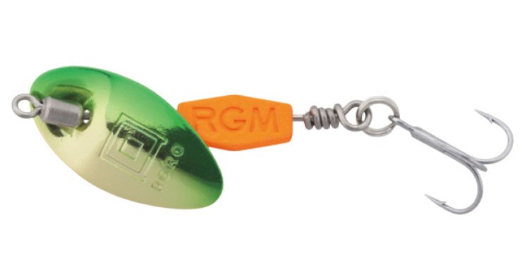 Вращающаяся блесна Rooster Gear Market RORO Green Orange 3гр - Green Orange