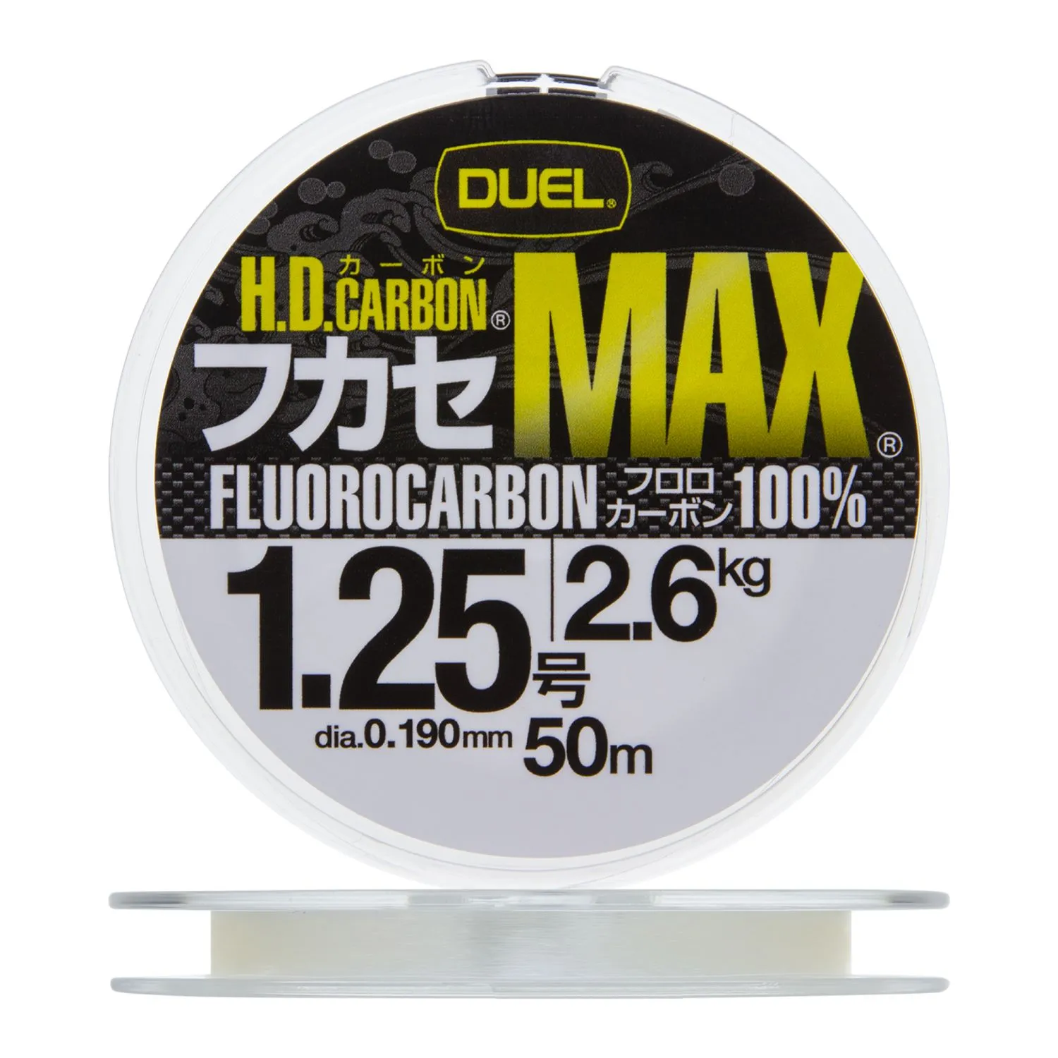 Шок-лидер Duel H.D. Carbon Max Fluorocarbon 100% #1,25 - 0,19мм - 50м