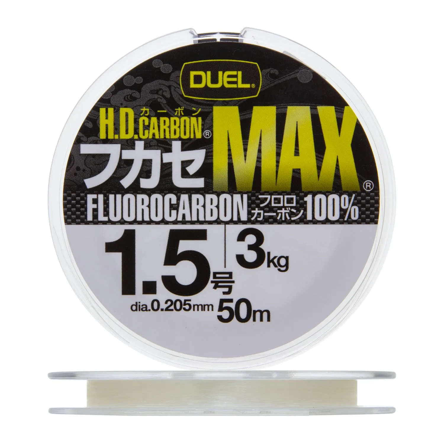 Шок-лидер Duel H.D. Carbon Max Fluorocarbon 100% #1,5 - 0,205мм - 50м