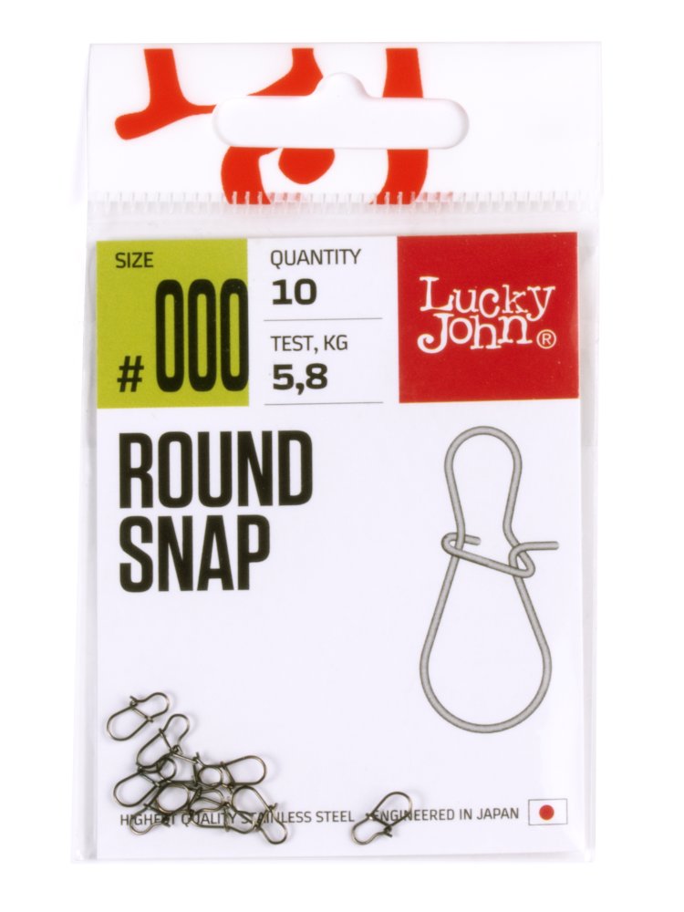 Застежка Lucky John Pro Series ROUND SNAP #000 - 5,8кг