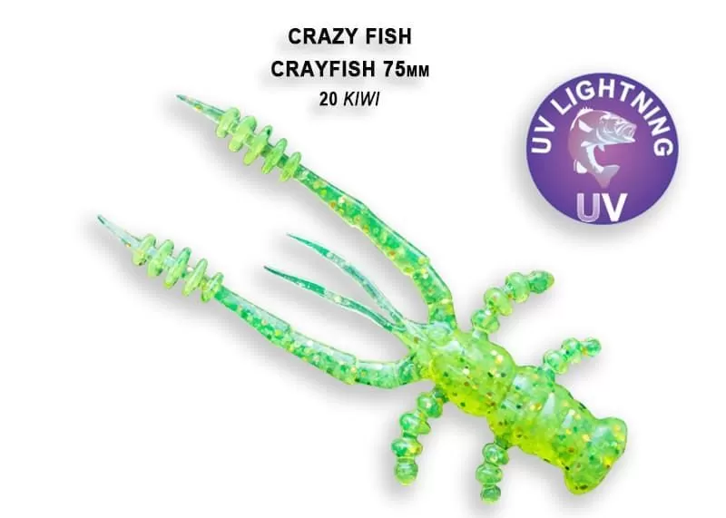 Силиконовая приманка CF Crayfish 3in - 75мм - 20 kiwi