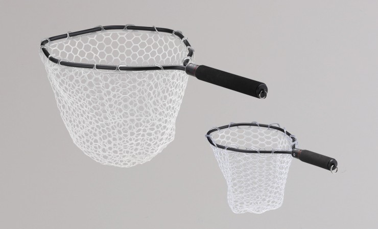 Подсачек Rooster Gear Market Landing Net Rubber черный / серебристый 67см - черный / серебристый