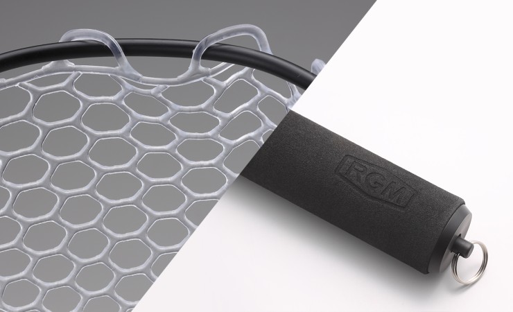 Подсачек Rooster Gear Market Landing Net Rubber черный / серебристый 67см - черный / серебристый