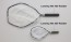 Подсачек Rooster Gear Market Landing Net Rubber черный / серебристый 67см - черный / серебристый