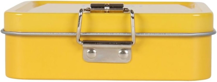 Коробка Rooster Gear Market TIN Case 98*85*34 - Mustard