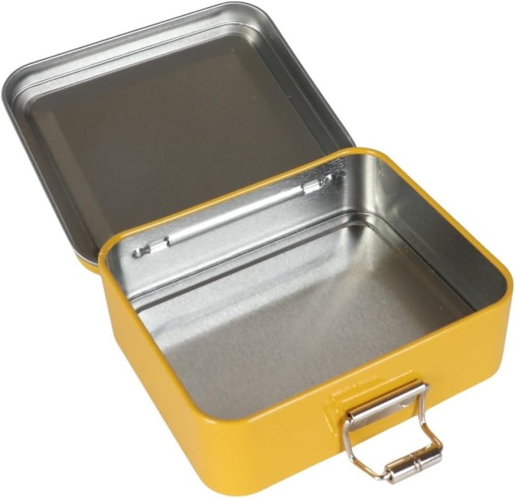 Коробка Rooster Gear Market TIN Case 98*85*34 - Mustard